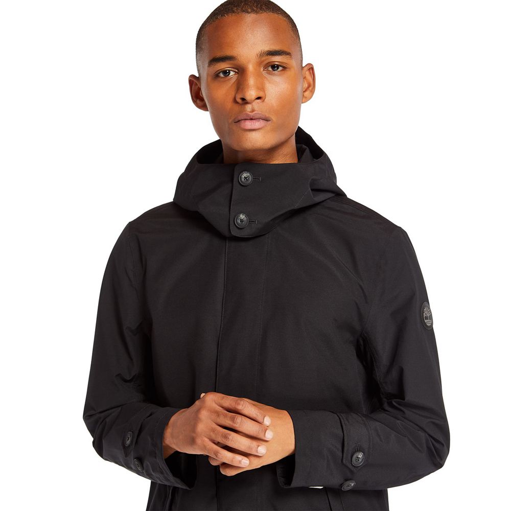 Jaqueta Masculino - Timberland Doubletop Mountain Impermeavel Raincoat - HGWED3089 - Pretas